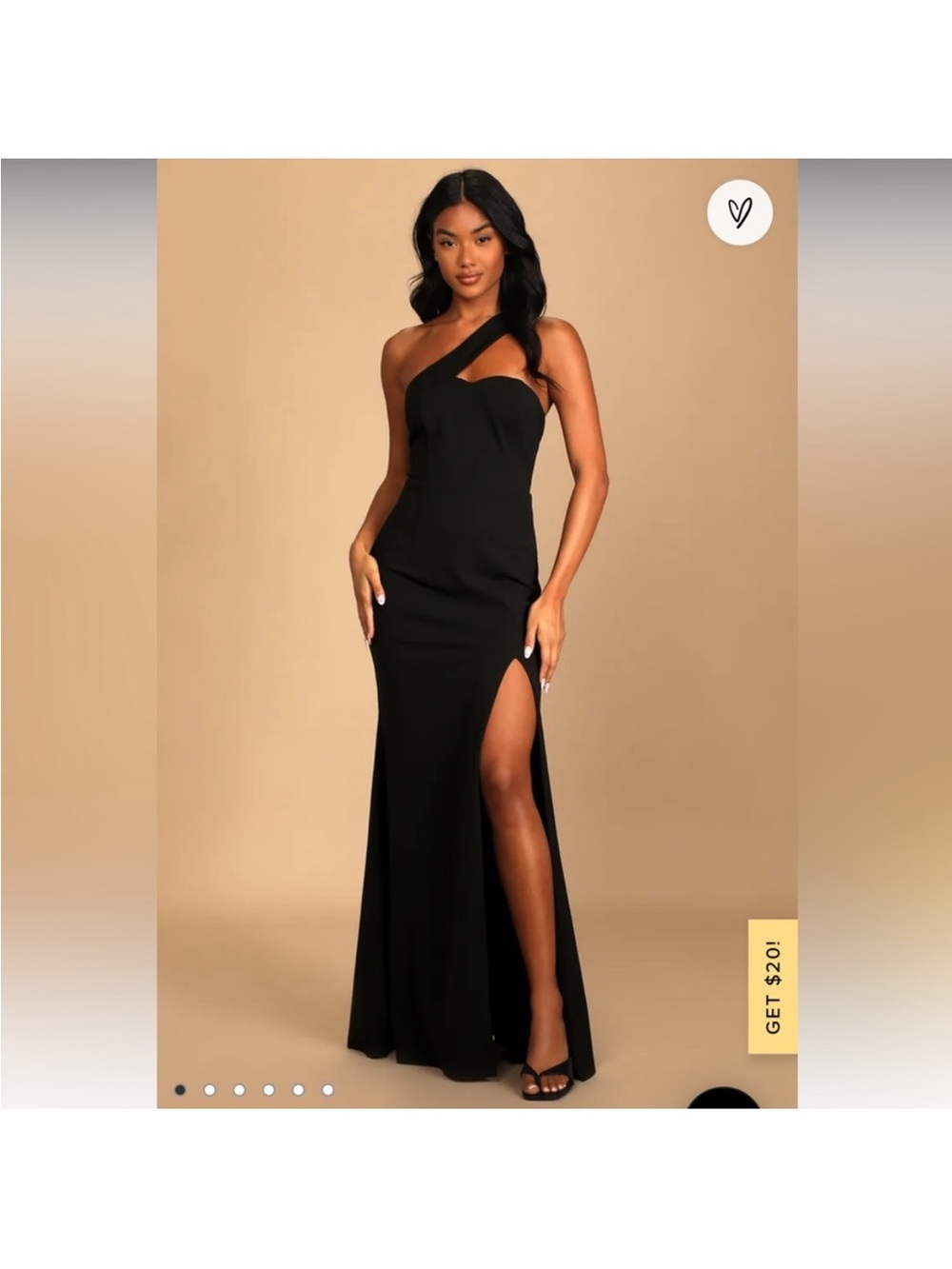 Lulus Your Majesty Black Asymmetrical Mermaid Maxi Dress